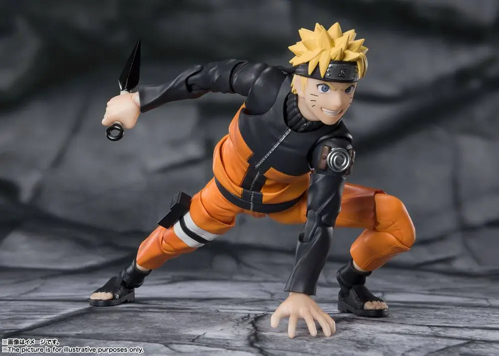 Naruto Shippuden S.H. Figuarts Akcijska Figura Naruto Uzumaki -The Jinchuuriki entrusted with Hope- 14 cm fotografija izdelka