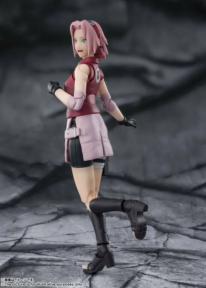 Naruto Shippuden S.H. Figuarts Akcijska Figura Sakura Haruno -Inheritor of Tsunade's indominable will- 14 cm fotografija izdelka