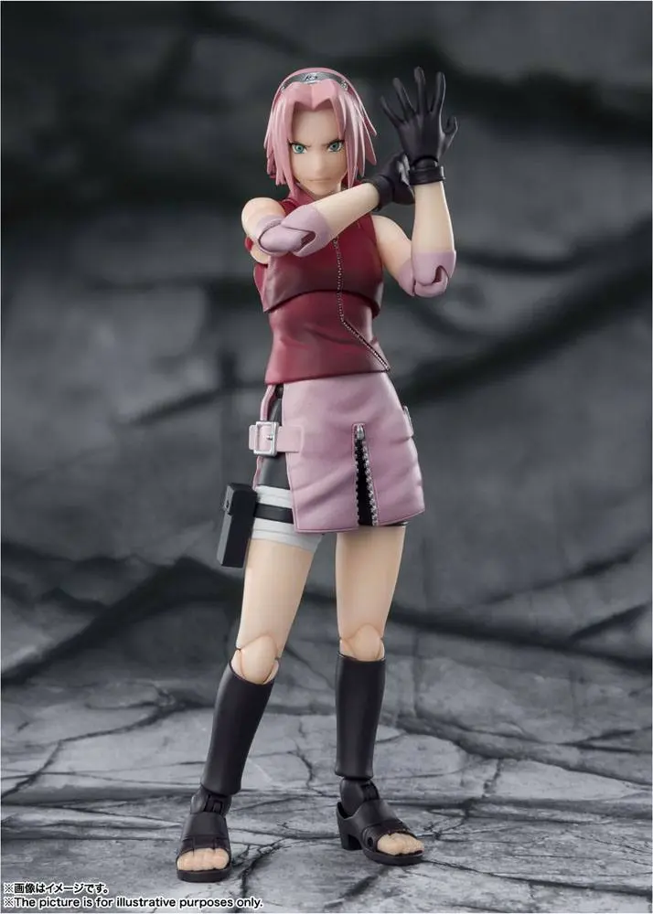 Naruto Shippuden S.H. Figuarts Akcijska Figura Sakura Haruno -Inheritor of Tsunade's indominable will- 14 cm fotografija izdelka