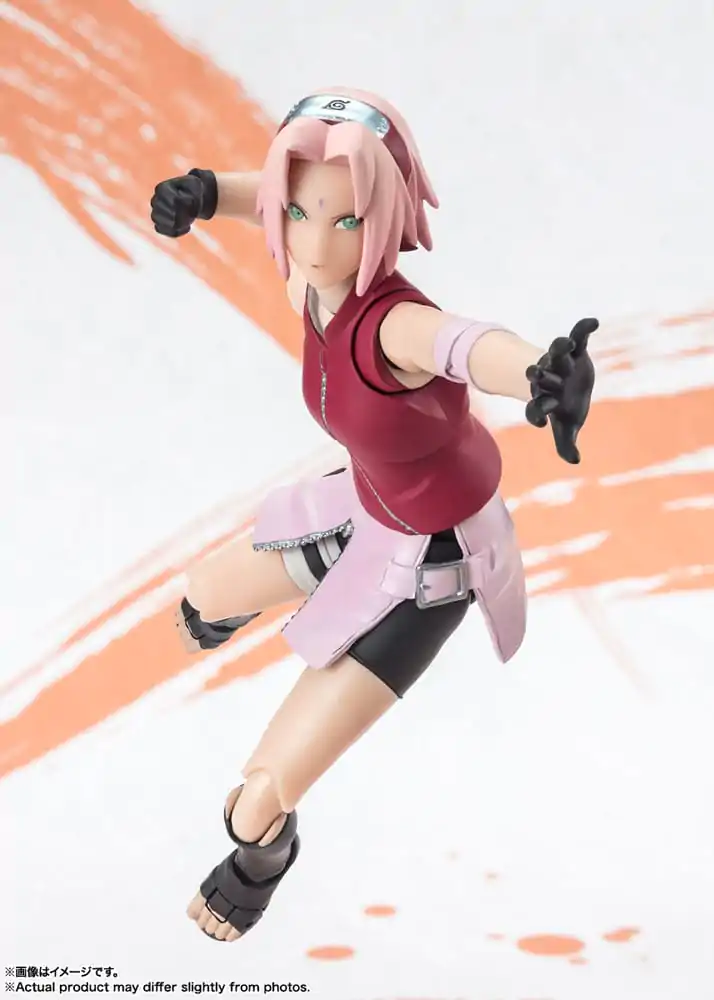 Naruto Shippuden S.H. Figuarts Akcijska Figura Sakura Haruno Naruto OP99 Edition 14 cm fotografija izdelka