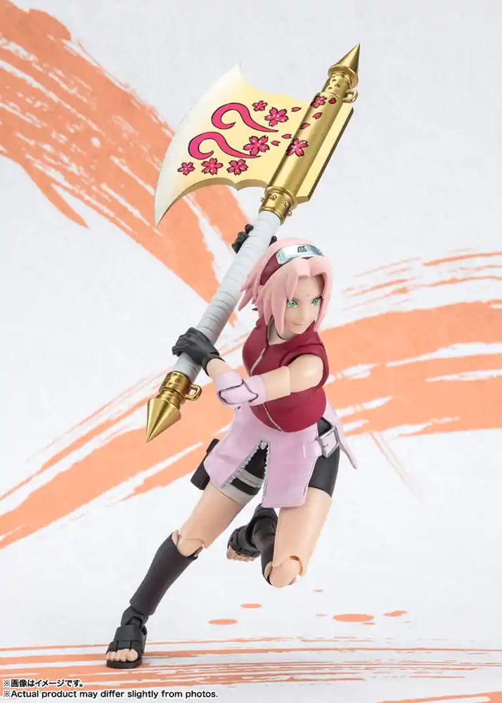 Naruto Shippuden S.H. Figuarts Akcijska Figura Sakura Haruno Naruto OP99 Edition 14 cm fotografija izdelka