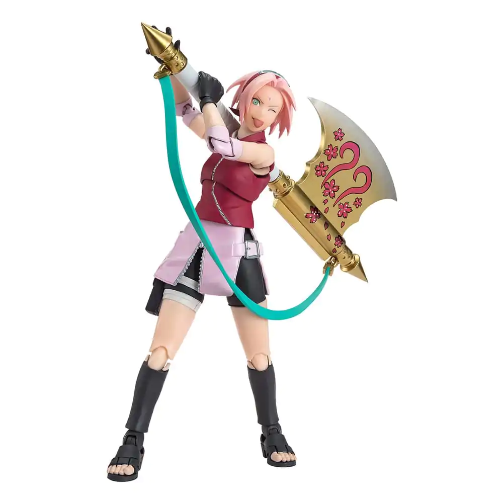 Naruto Shippuden S.H. Figuarts Akcijska Figura Sakura Haruno Naruto OP99 Edition 14 cm fotografija izdelka