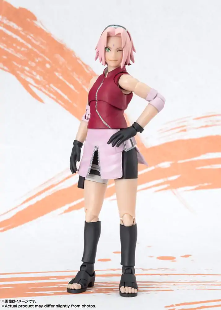 Naruto Shippuden S.H. Figuarts Akcijska Figura Sakura Haruno Naruto OP99 Edition 14 cm fotografija izdelka