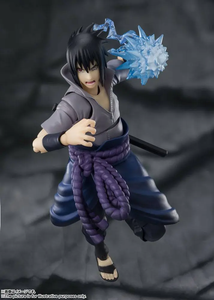 Naruto Shippuden S.H. Figuarts akcijska figura Sasuke Uchiha -He who bears all Hatred- 15 cm fotografija izdelka