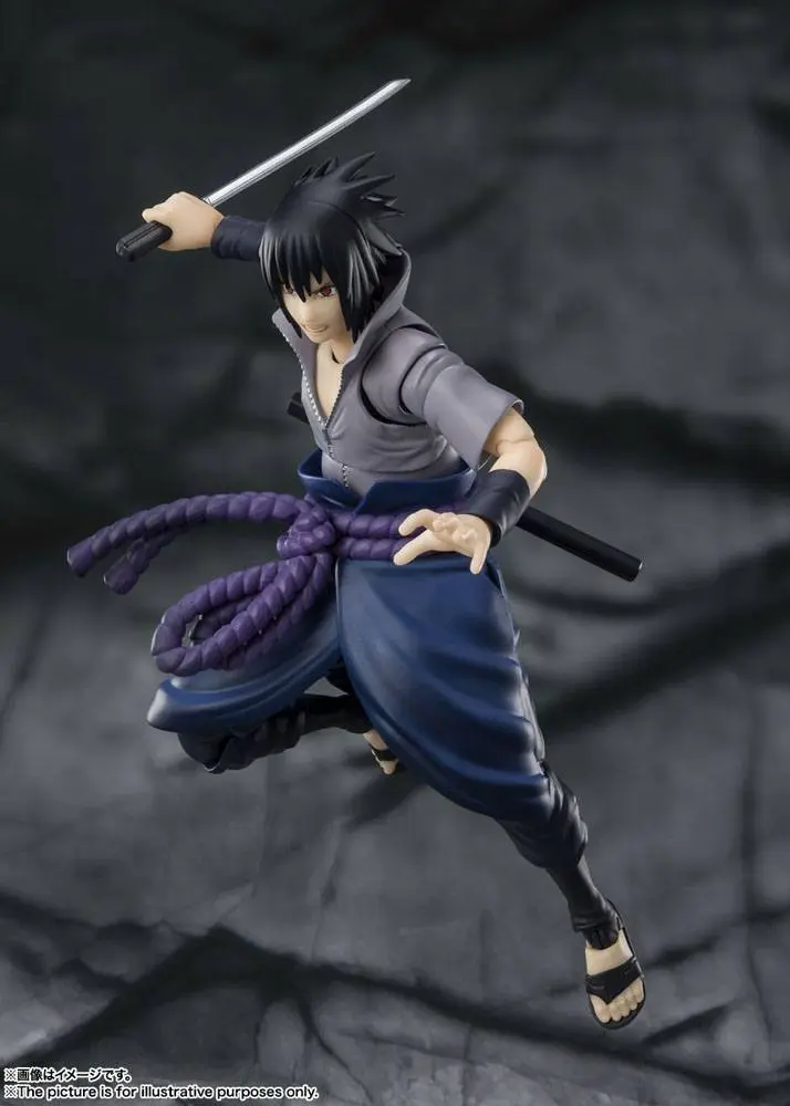 Naruto Shippuden S.H. Figuarts akcijska figura Sasuke Uchiha -He who bears all Hatred- 15 cm fotografija izdelka