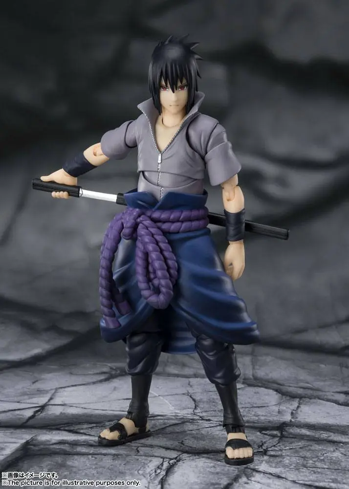 Naruto Shippuden S.H. Figuarts akcijska figura Sasuke Uchiha -He who bears all Hatred- 15 cm fotografija izdelka