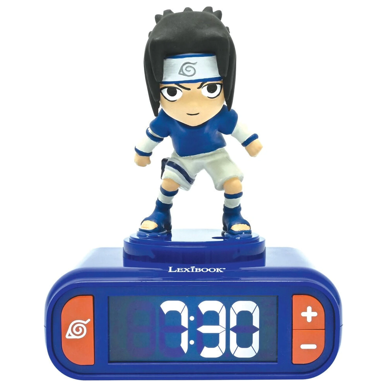 Naruto Shippuden Sasuke 3D nočna lučka digitalna budilka fotografija izdelka