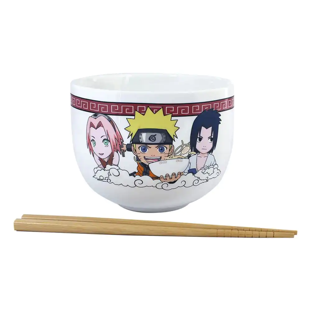 Naruto Shippuden skleda za ramen z palčkami Team Seven 414 ml fotografija izdelka