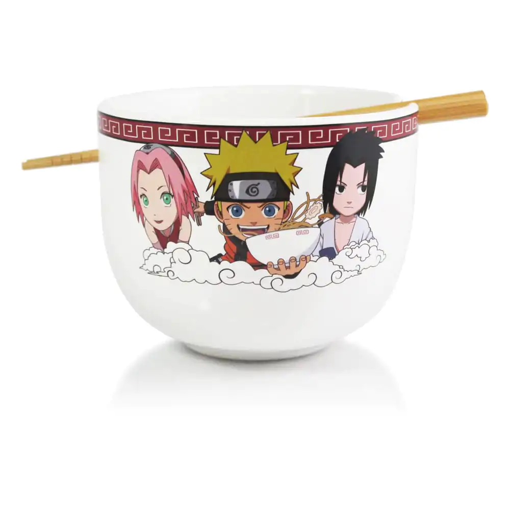 Naruto Shippuden skleda za ramen z palčkami Team Seven 414 ml fotografija izdelka