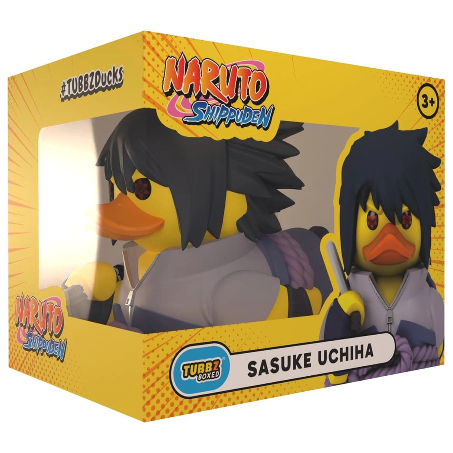 Naruto Shippuden Tubbz PVC figura Sasuke Uchiha Boxed Edition 10 cm fotografija izdelka