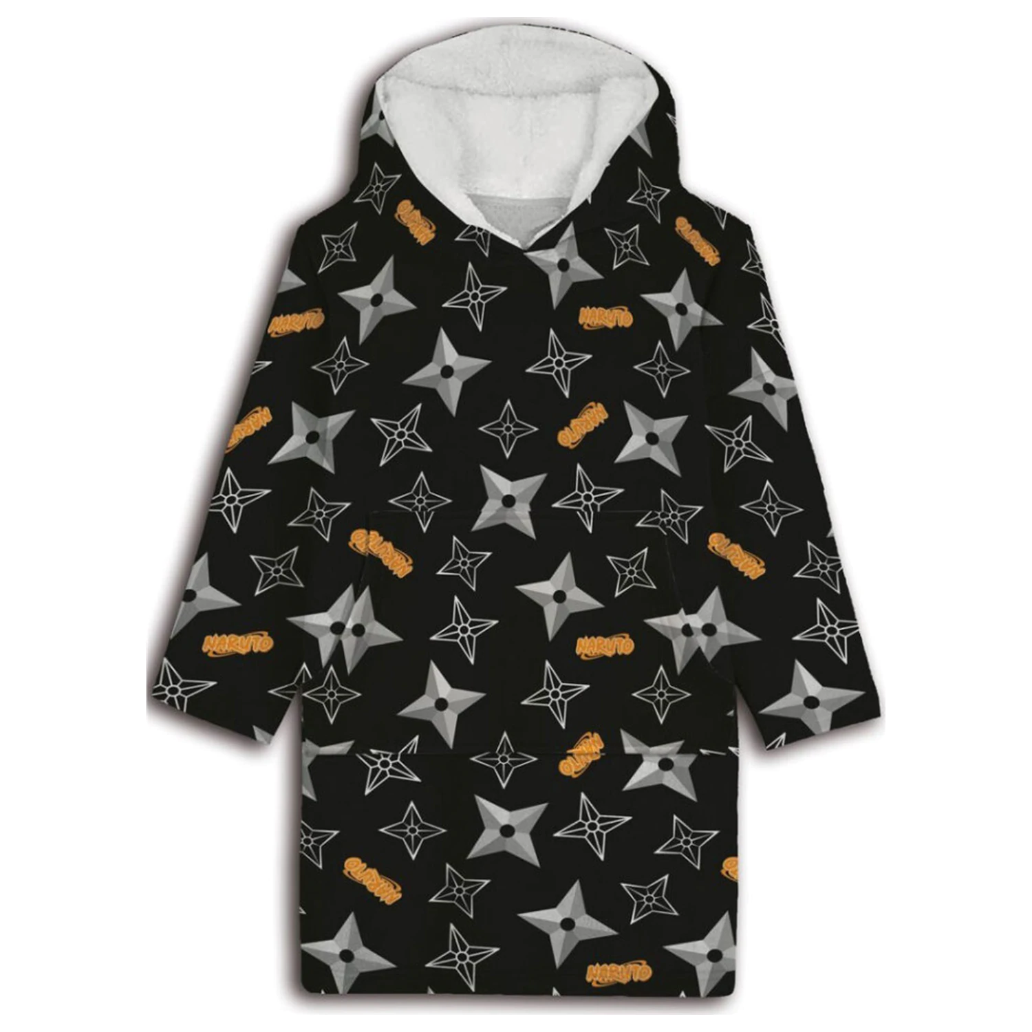 Naruto Shuriken nosljiva plišasta flis odeja, poncho 7-14 let fotografija izdelka