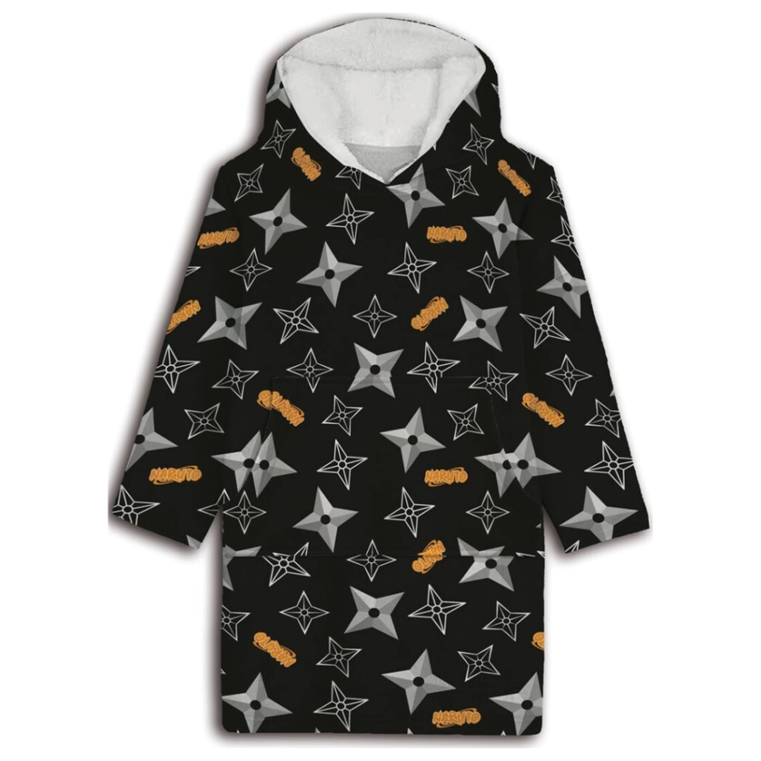 Naruto Shuriken Adult Wearable Plush Fleece odeja poncho fotografija izdelka