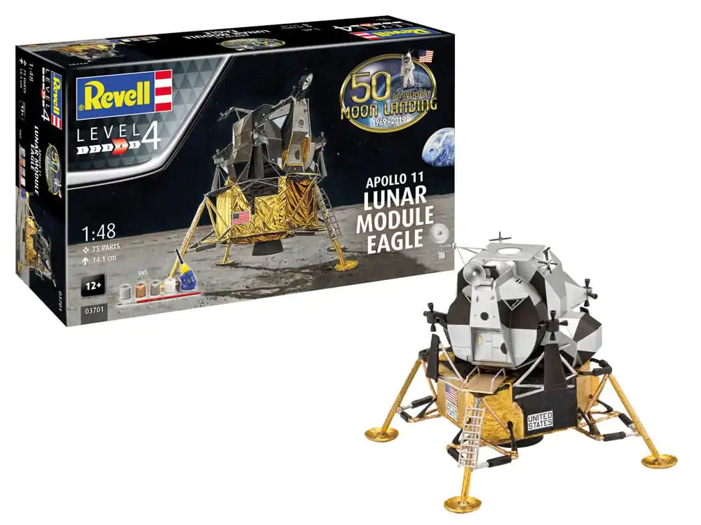 NASA Model Kit Komplet 1/48 Apollo 11 Lunar Module Eagle 14 cm fotografija izdelka