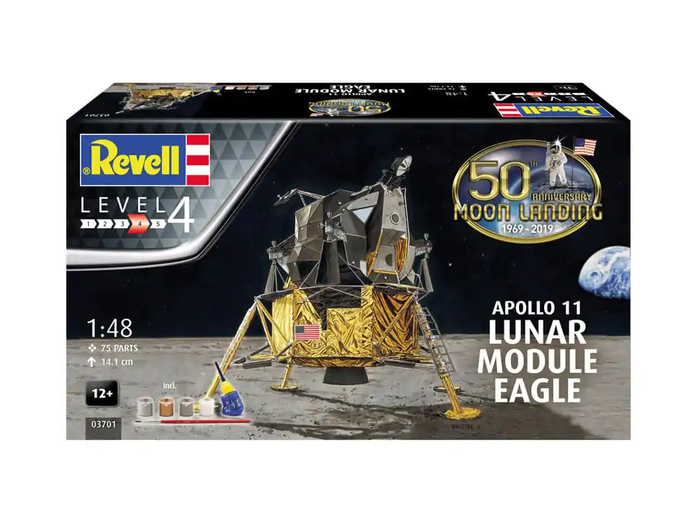 NASA Model Kit Komplet 1/48 Apollo 11 Lunar Module Eagle 14 cm fotografija izdelka