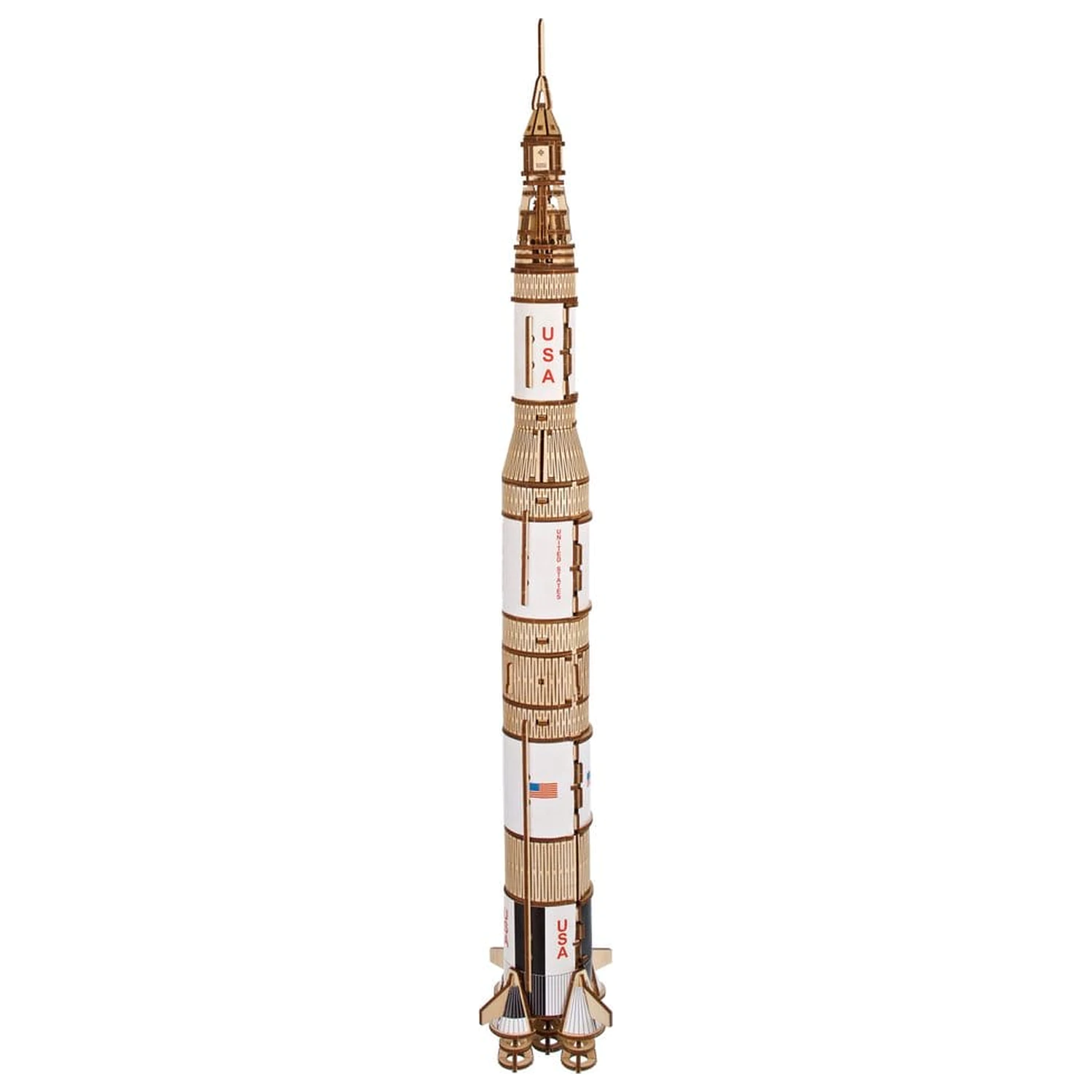 NASA 3D lesena sestavljanka Saturn V fotografija izdelka