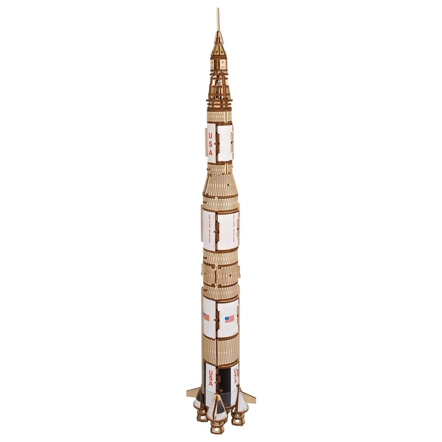 NASA 3D lesena sestavljanka Saturn V fotografija izdelka