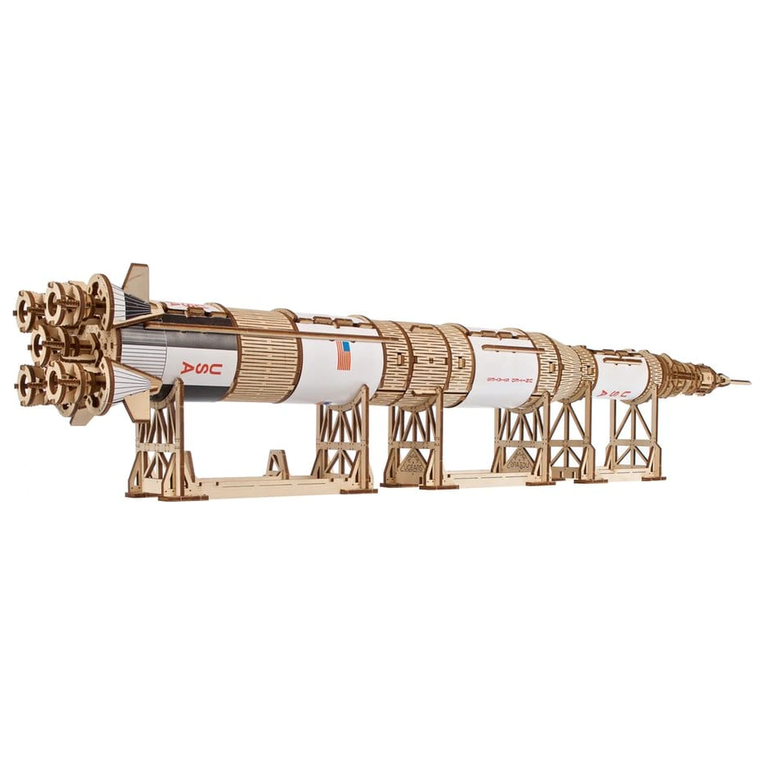 NASA 3D lesena sestavljanka Saturn V fotografija izdelka
