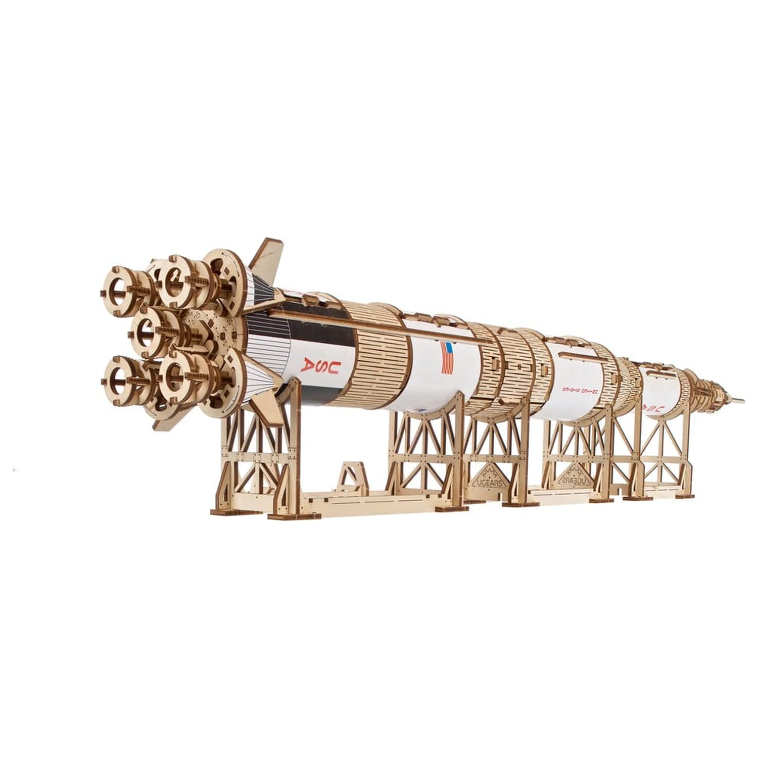NASA 3D lesena sestavljanka Saturn V fotografija izdelka