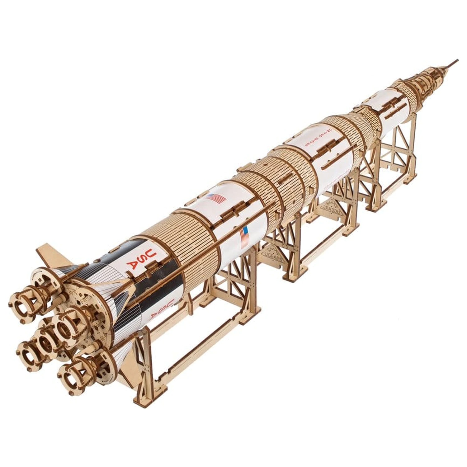 NASA 3D lesena sestavljanka Saturn V fotografija izdelka