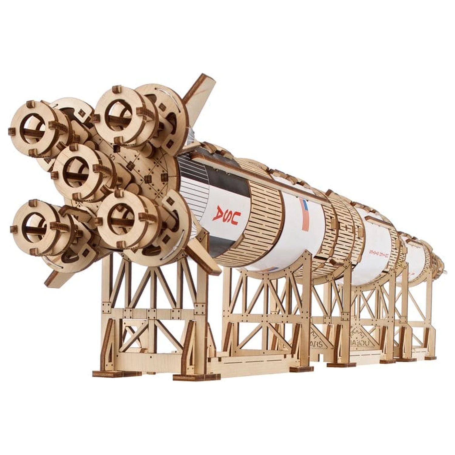 NASA 3D lesena sestavljanka Saturn V fotografija izdelka