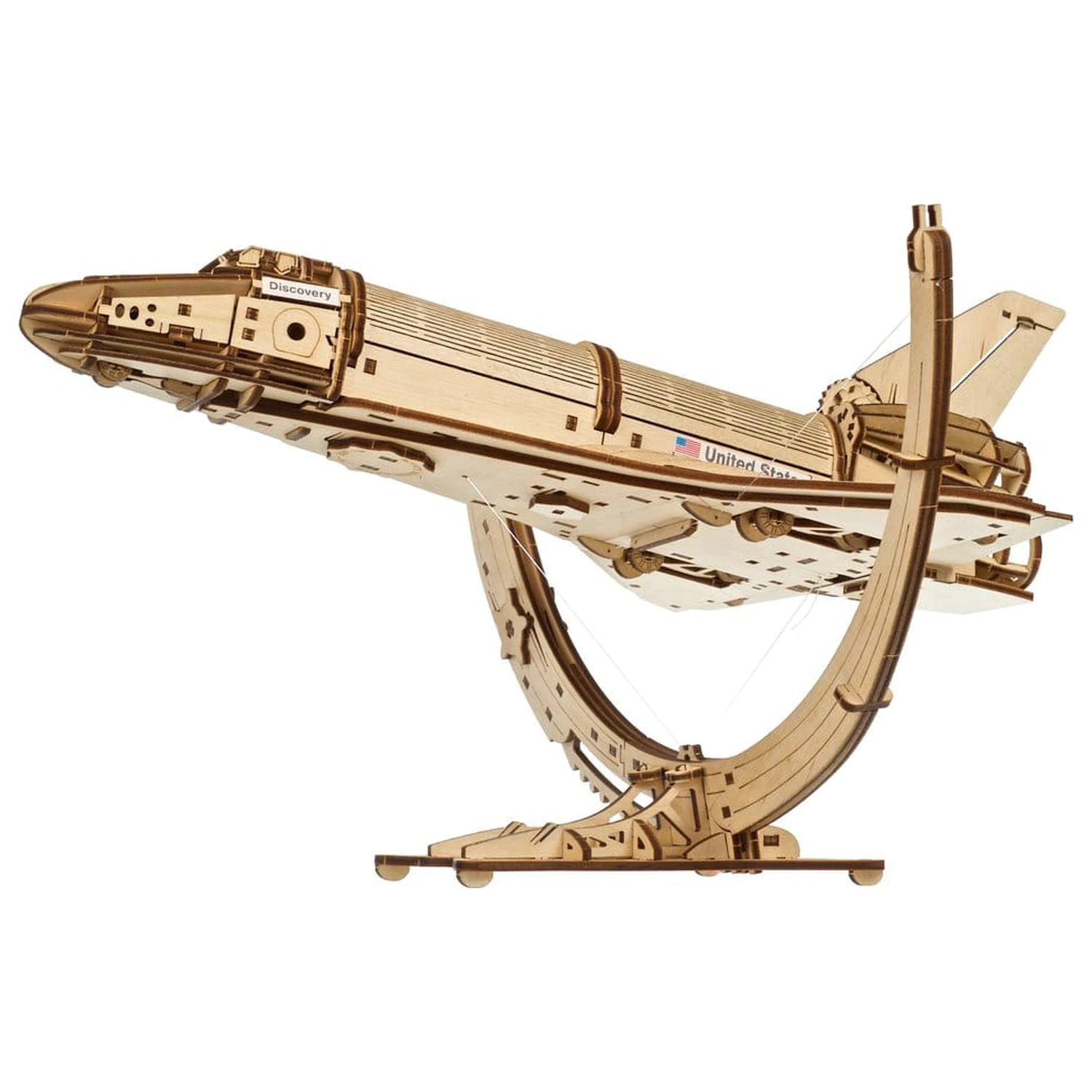NASA 3D lesena sestavljanka Space Shuttle Discovery fotografija izdelka