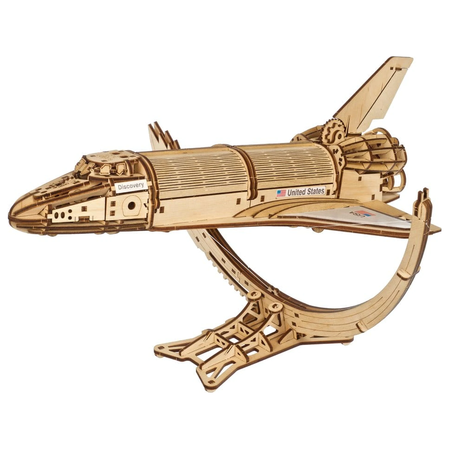 NASA 3D lesena sestavljanka Space Shuttle Discovery fotografija izdelka