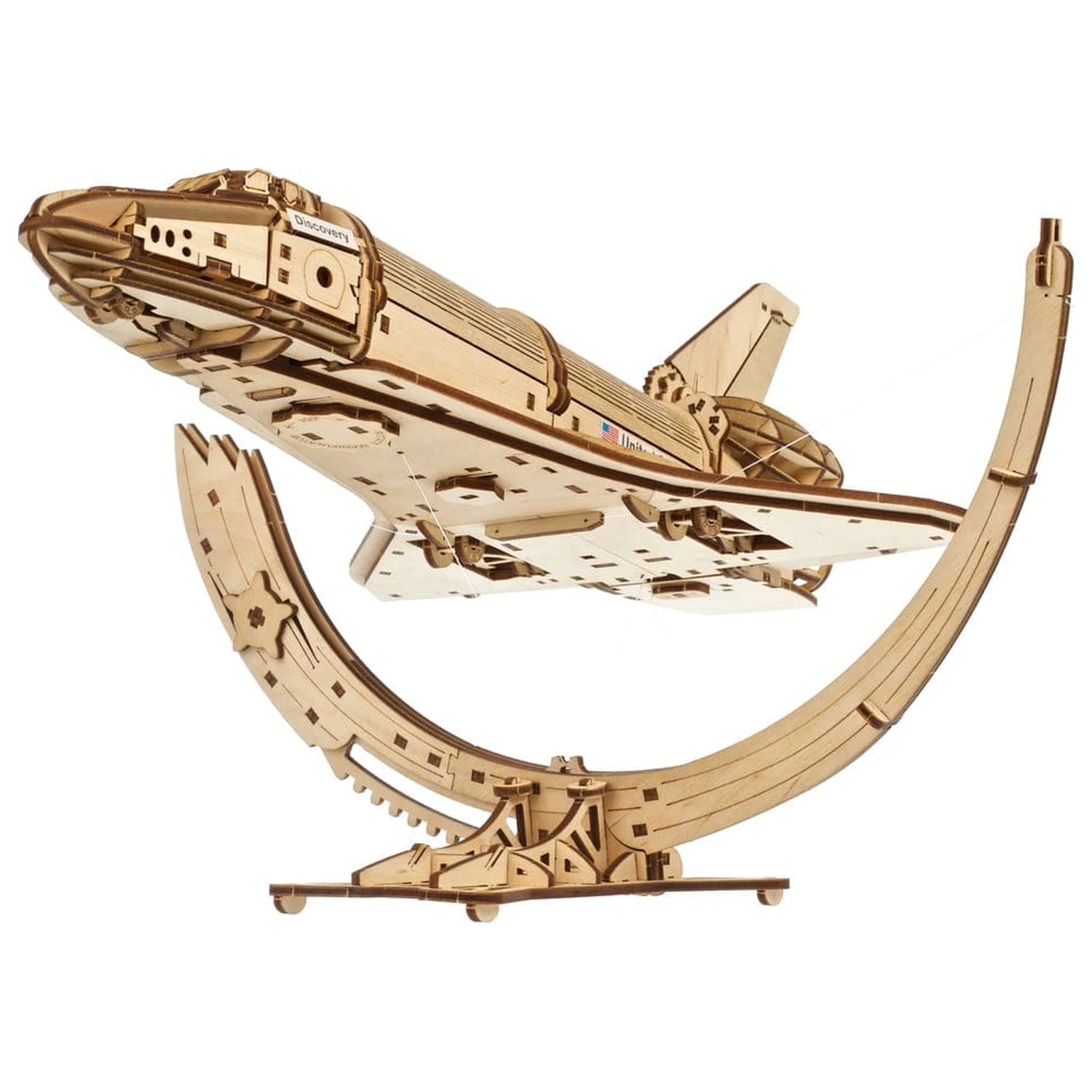 NASA 3D lesena sestavljanka Space Shuttle Discovery fotografija izdelka