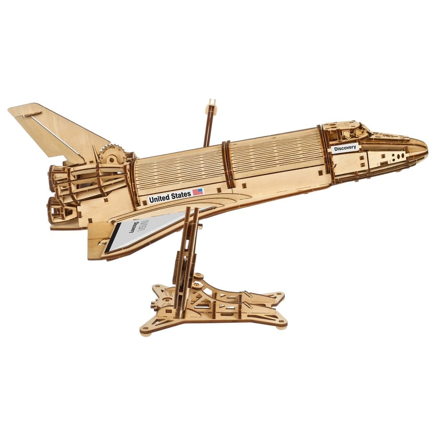 NASA 3D lesena sestavljanka Space Shuttle Discovery fotografija izdelka