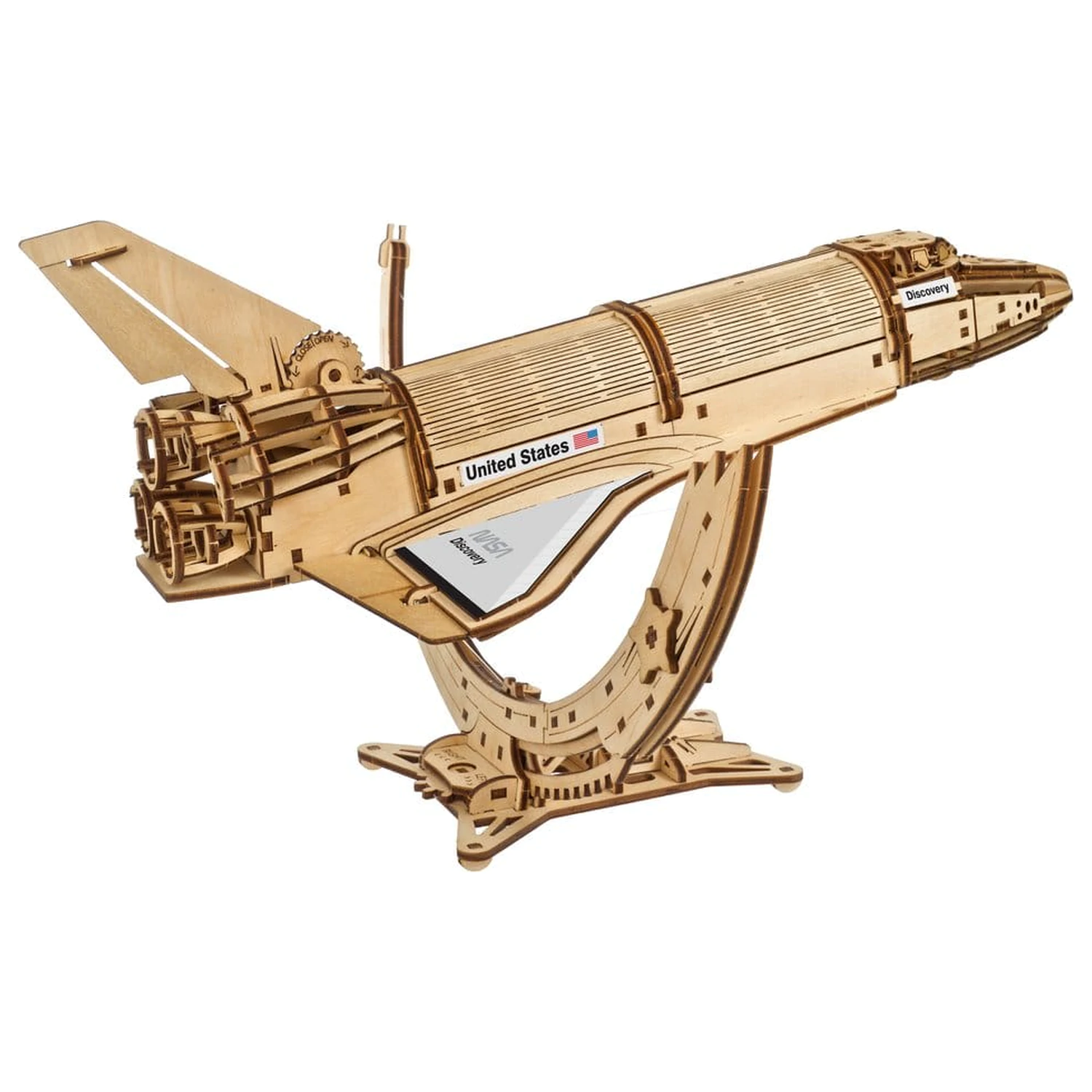 NASA 3D lesena sestavljanka Space Shuttle Discovery fotografija izdelka