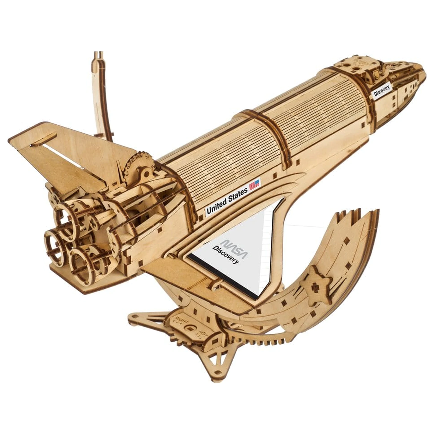 NASA 3D lesena sestavljanka Space Shuttle Discovery fotografija izdelka