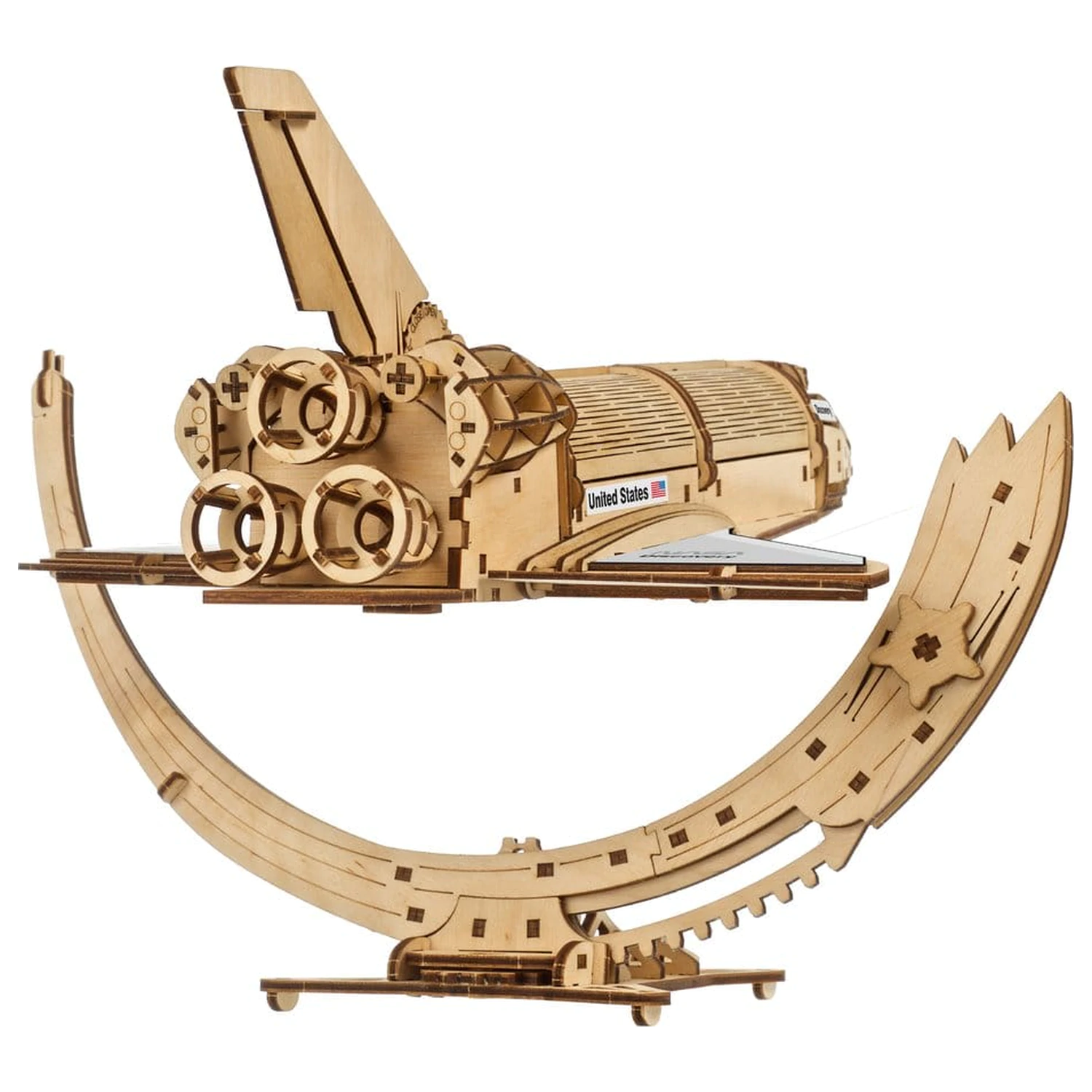 NASA 3D lesena sestavljanka Space Shuttle Discovery fotografija izdelka