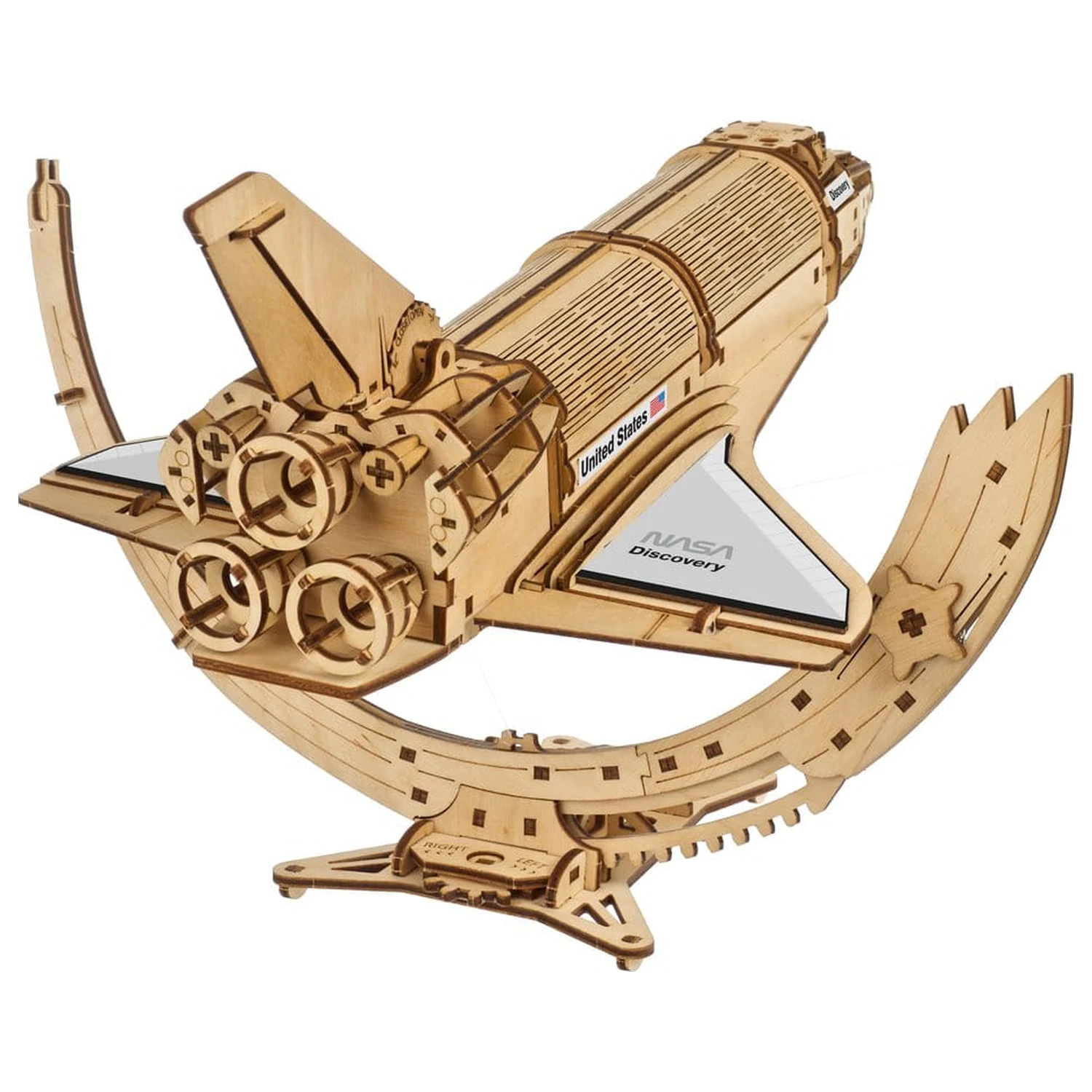 NASA 3D lesena sestavljanka Space Shuttle Discovery fotografija izdelka