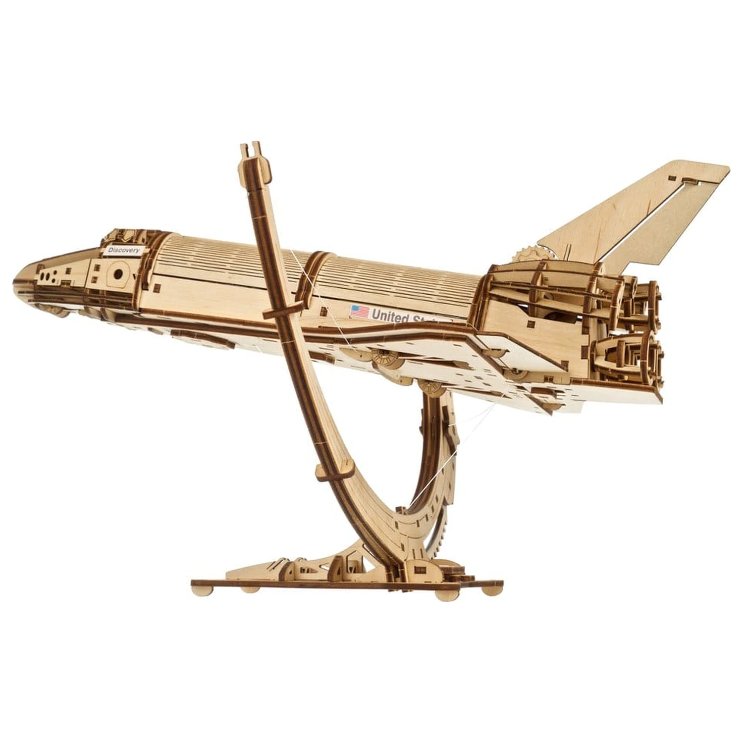 NASA 3D lesena sestavljanka Space Shuttle Discovery fotografija izdelka