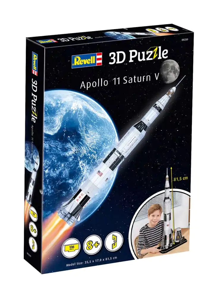 NASA 3D sestavljanka Apollo 11 Saturn V 81 cm fotografija izdelka