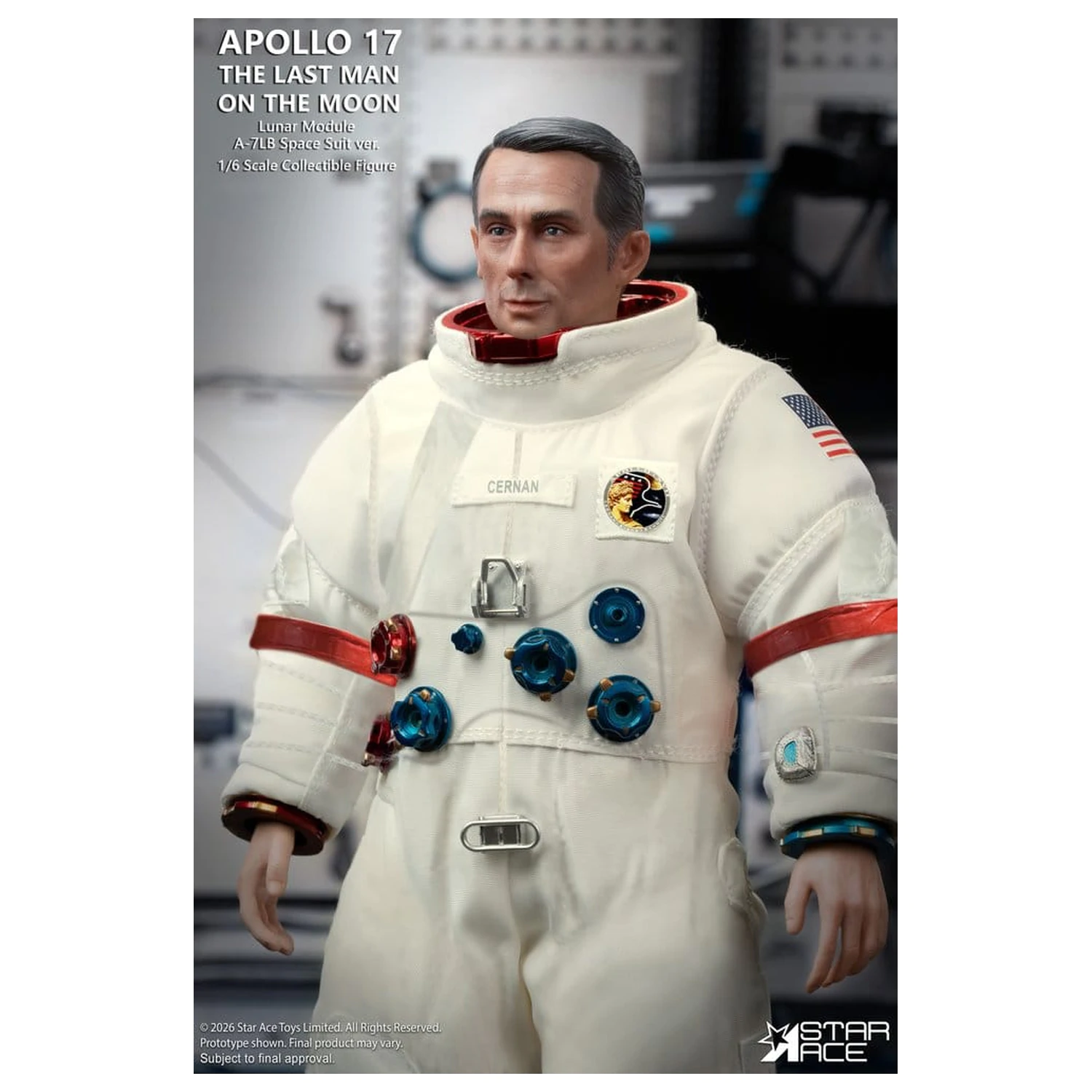 NASA Apollo 17 akcijska figura 1/6 The Last Man on the Moon 30 cm fotografija izdelka