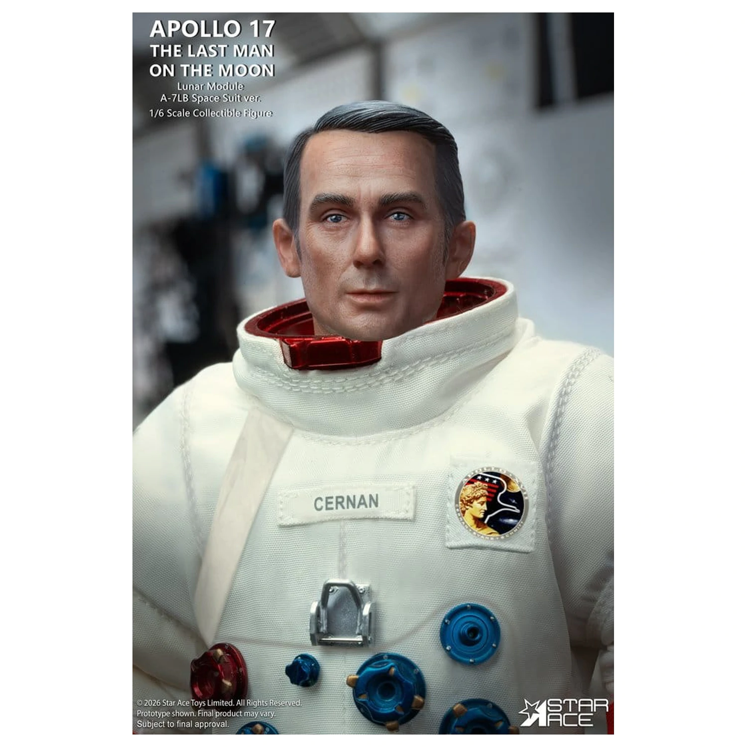 NASA Apollo 17 akcijska figura 1/6 The Last Man on the Moon 30 cm fotografija izdelka