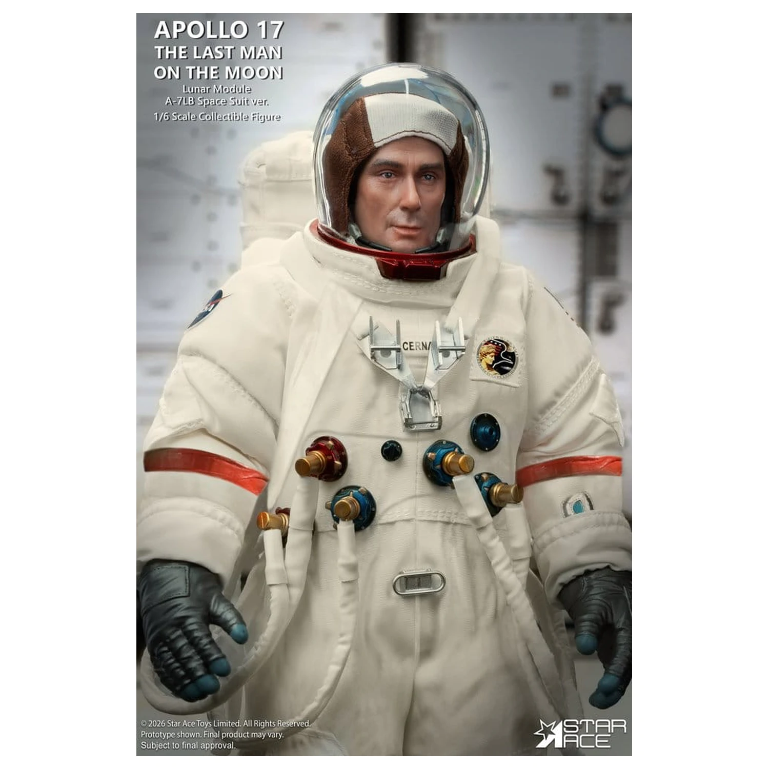NASA Apollo 17 akcijska figura 1/6 The Last Man on the Moon 30 cm fotografija izdelka