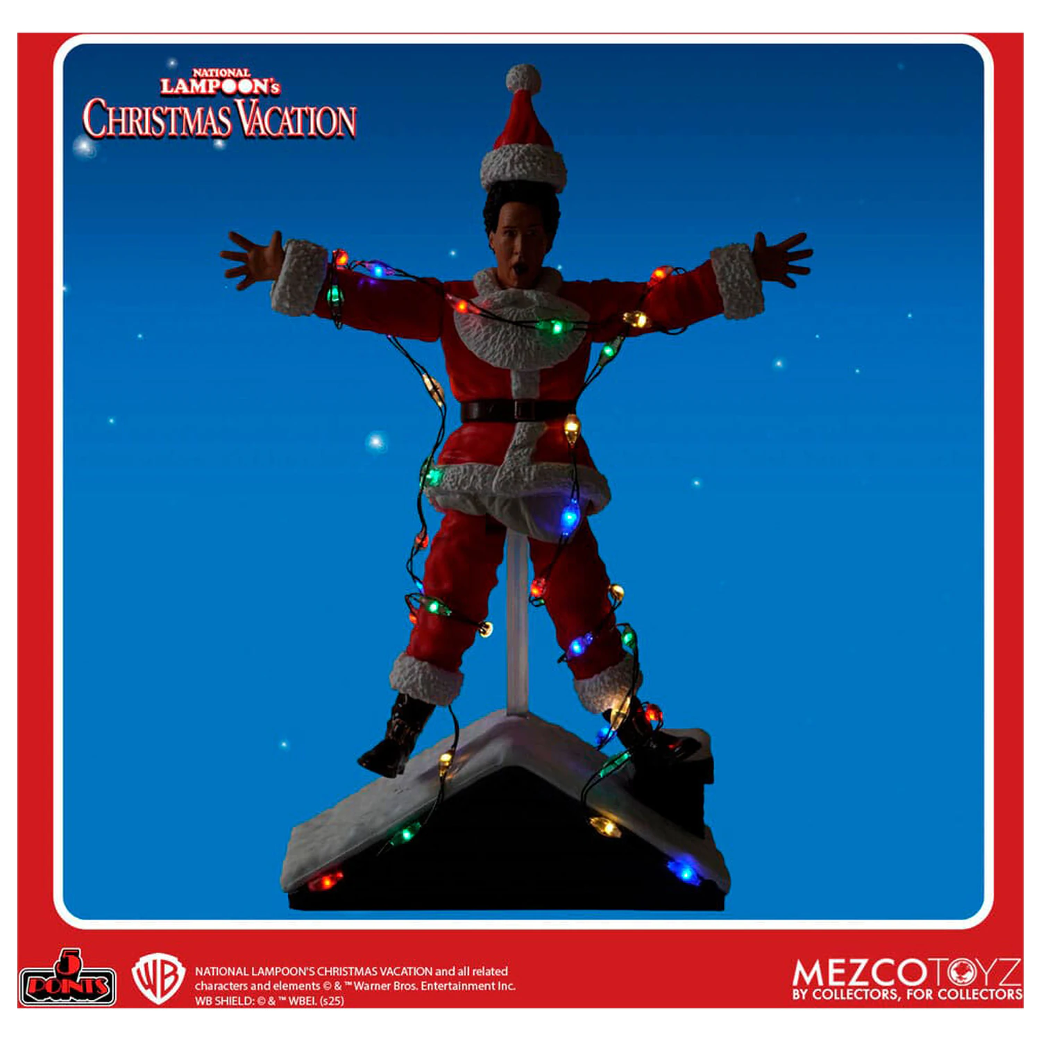 National Lampoon´s Christmas Vacation Clark Griswold Light Shock figura 10cm fotografija izdelka