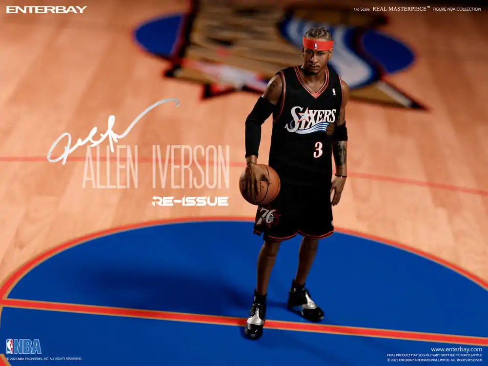 NBA Collection Real Masterpiece Akcijska figura 1/6 Allen Iverson Limited Retro Edition 30 cm fotografija izdelka