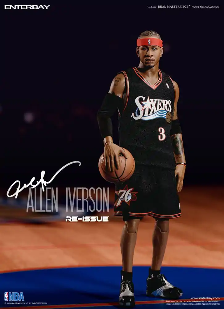 NBA Collection Real Masterpiece Akcijska figura 1/6 Allen Iverson Limited Retro Edition 30 cm fotografija izdelka