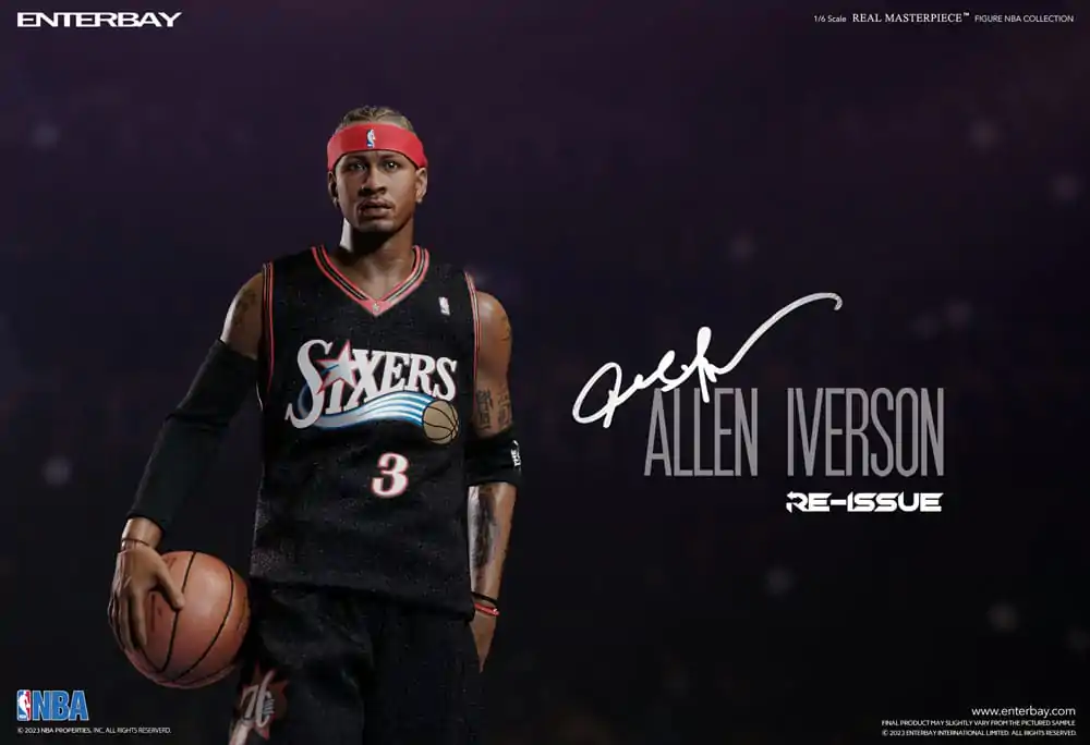 NBA Collection Real Masterpiece Akcijska figura 1/6 Allen Iverson Limited Retro Edition 30 cm fotografija izdelka