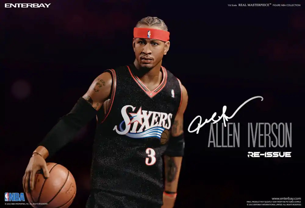 NBA Collection Real Masterpiece Akcijska figura 1/6 Allen Iverson Limited Retro Edition 30 cm fotografija izdelka