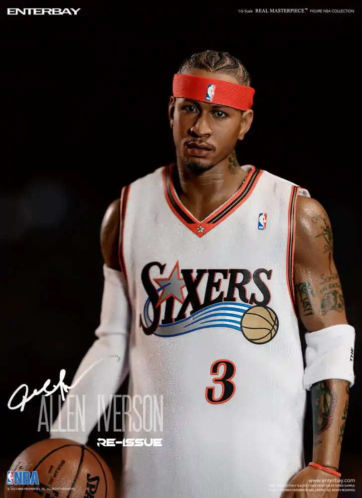 NBA Collection Real Masterpiece Akcijska figura 1/6 Allen Iverson Limited Retro Edition 30 cm fotografija izdelka