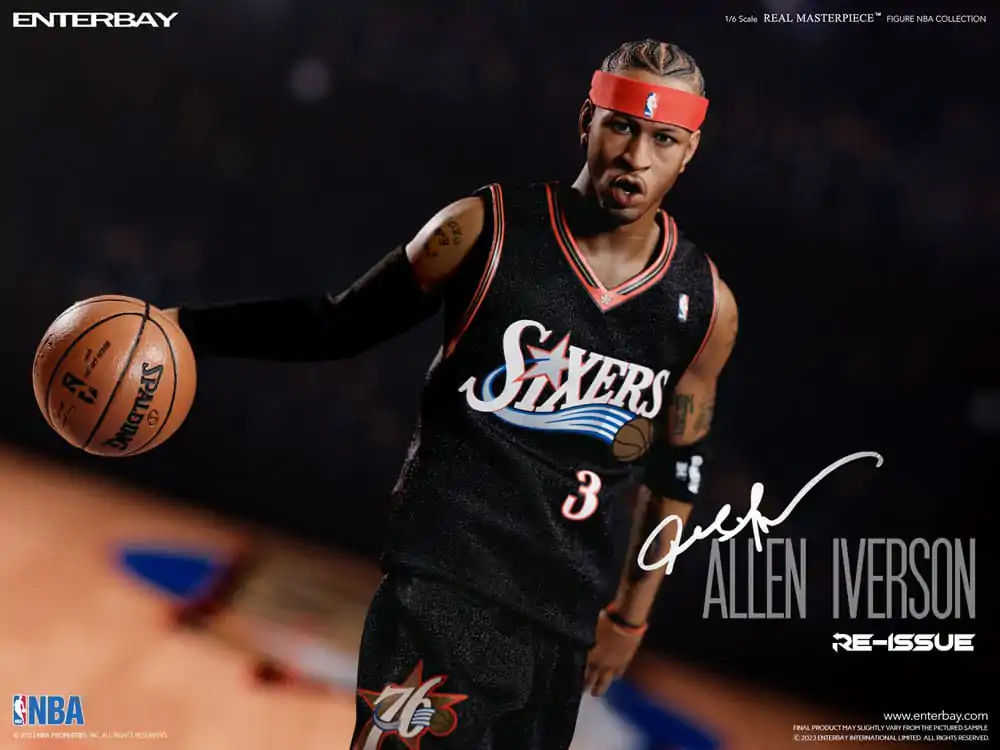 NBA Collection Real Masterpiece Akcijska figura 1/6 Allen Iverson Limited Retro Edition 30 cm fotografija izdelka