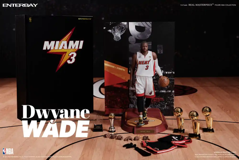 NBA Collection Real Masterpiece akcijska figura 1/6 Dwyane Wade 30 cm fotografija izdelka