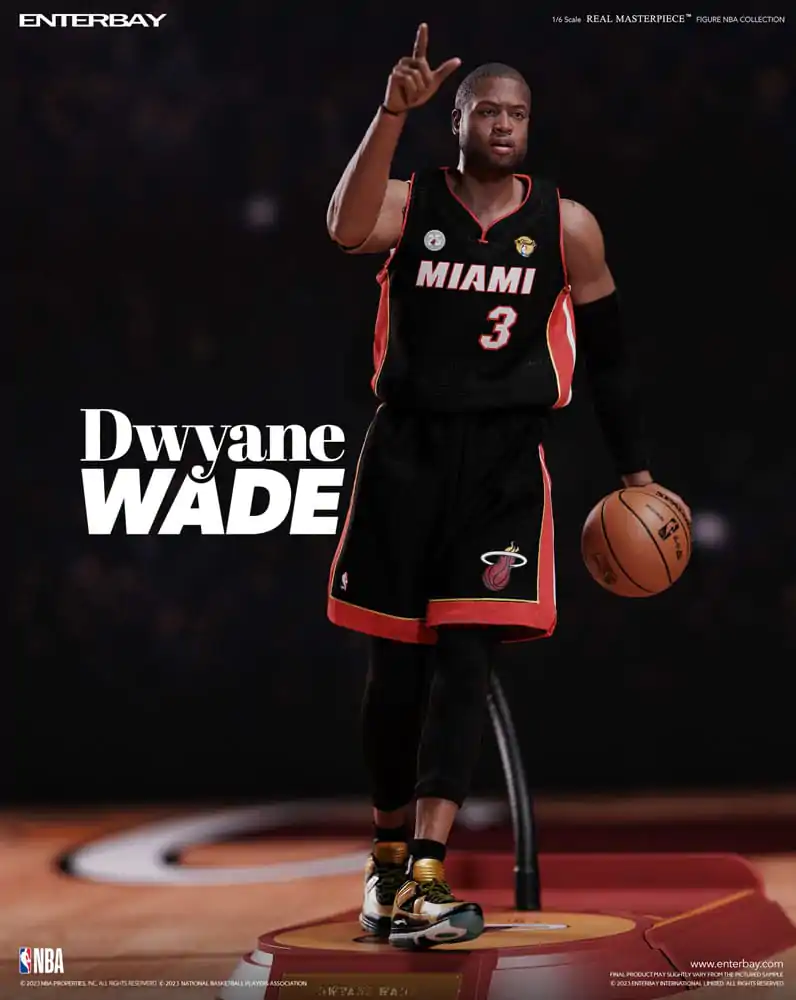 NBA Collection Real Masterpiece akcijska figura 1/6 Dwyane Wade 30 cm fotografija izdelka