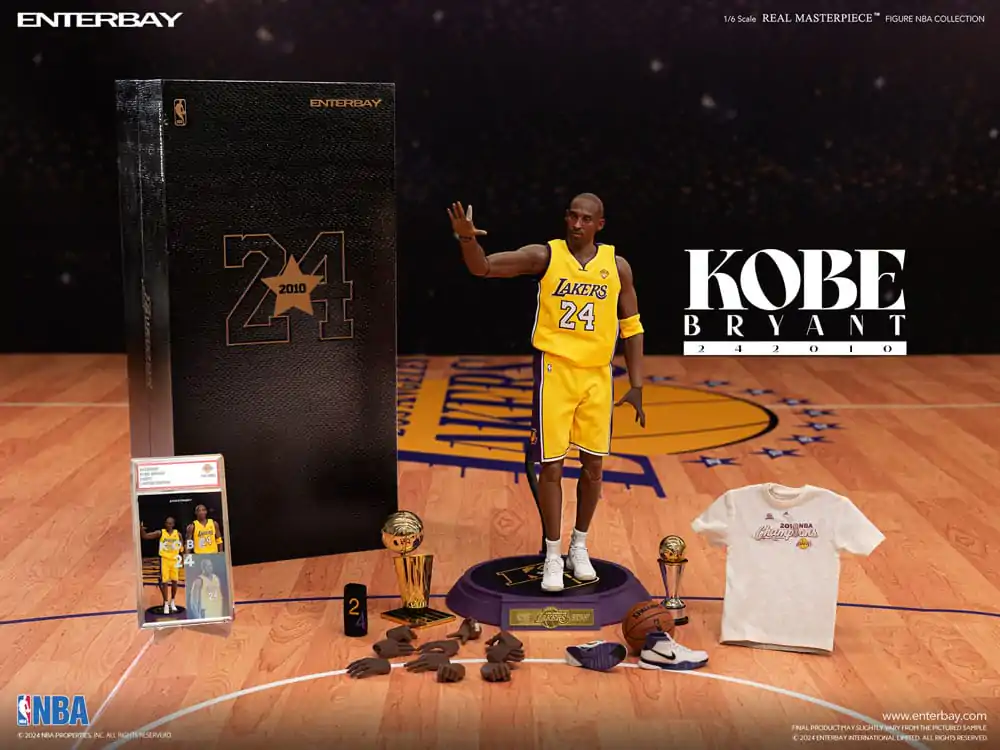 NBA Collection Real Masterpiece akcijska figura 1/6 Kobe Bryant 242010 Limited Edition 30 cm fotografija izdelka