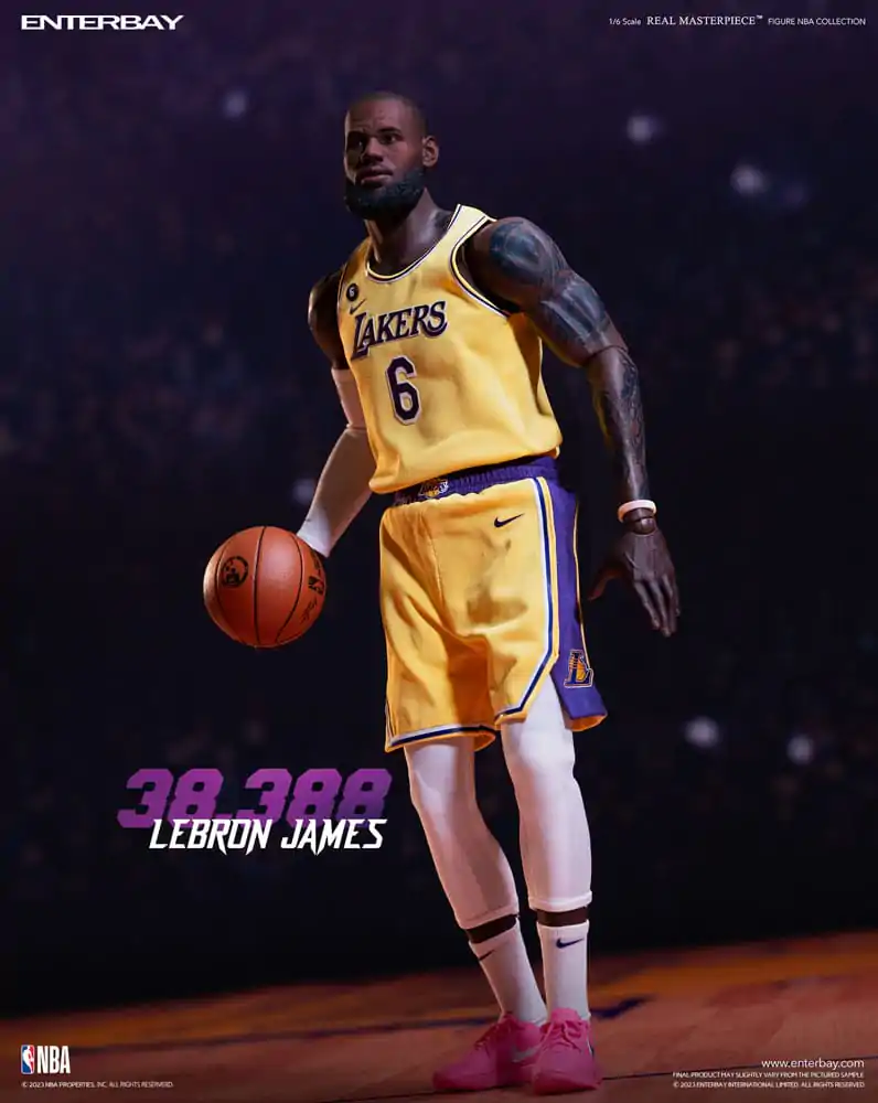 NBA Collection Real Masterpiece akcijska figura 1/6 Lebron James Special Edition 30 cm fotografija izdelka