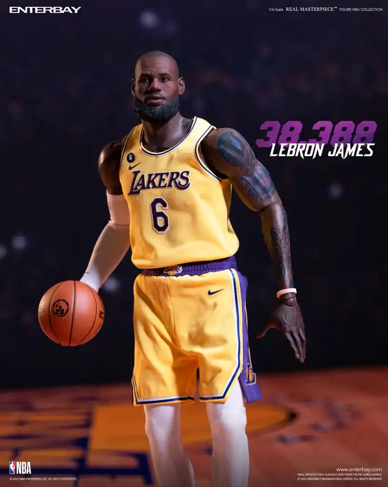 NBA Collection Real Masterpiece akcijska figura 1/6 Lebron James Special Edition 30 cm fotografija izdelka