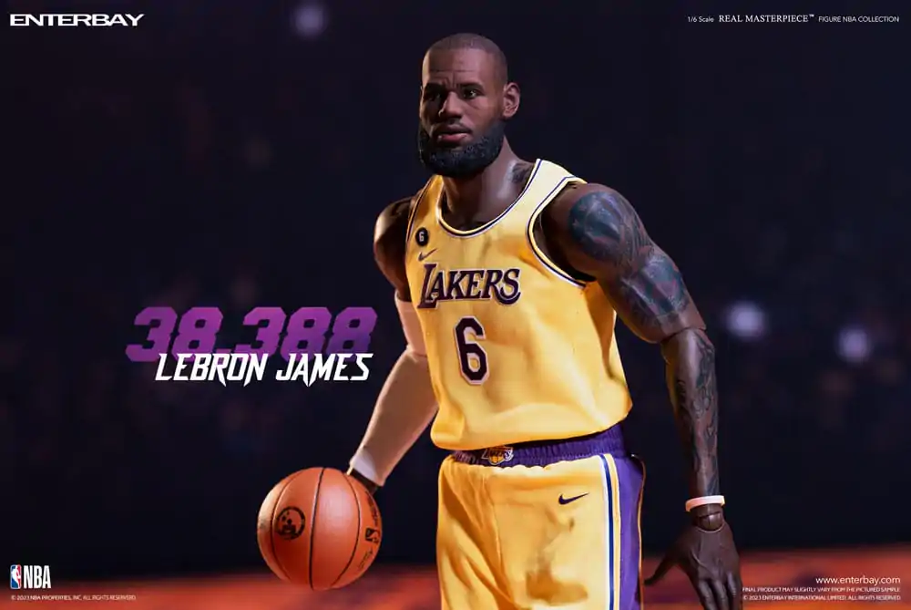 NBA Collection Real Masterpiece akcijska figura 1/6 Lebron James Special Edition 30 cm fotografija izdelka